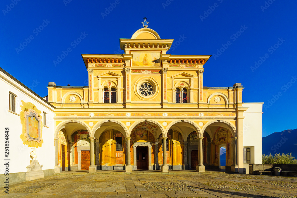 The Madonna del Sasso church, Locarno