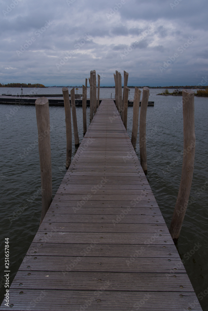 pier on the lake pier on the lake