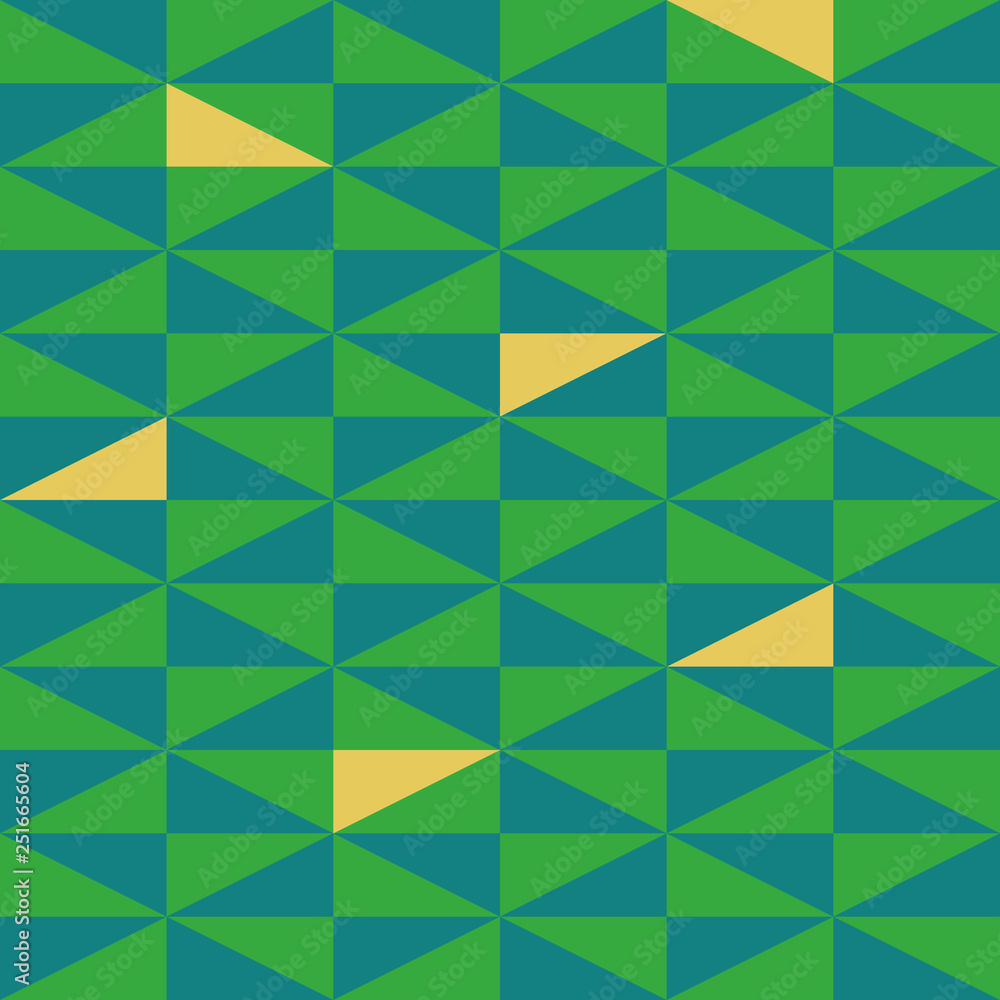 custom made wallpaper toronto digitalGreen and yellow triangles as vibrant geometric design. Seamless vector pattern with bright modern vibe. Great for Great for wellbeing products, packaging, giftwrap,fabric, stationery