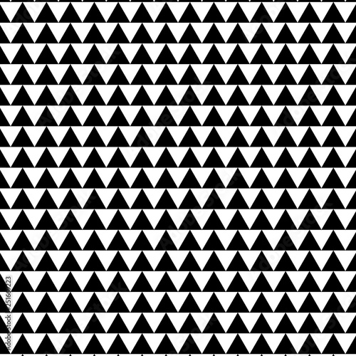 Seamless triangles repeat. Abstract geometric tile pattern