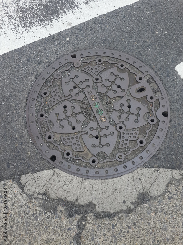 Sakura manhole