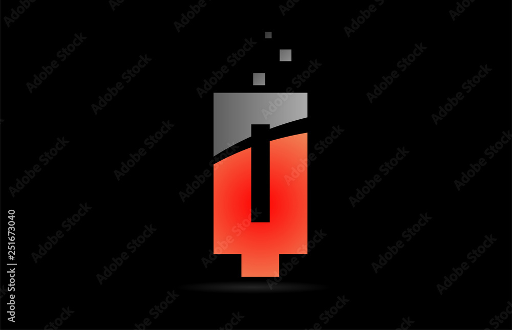 orange grey on black background alphabet letter Q for logo icon design orange grey on black background alphabet letter Q for logo icon design