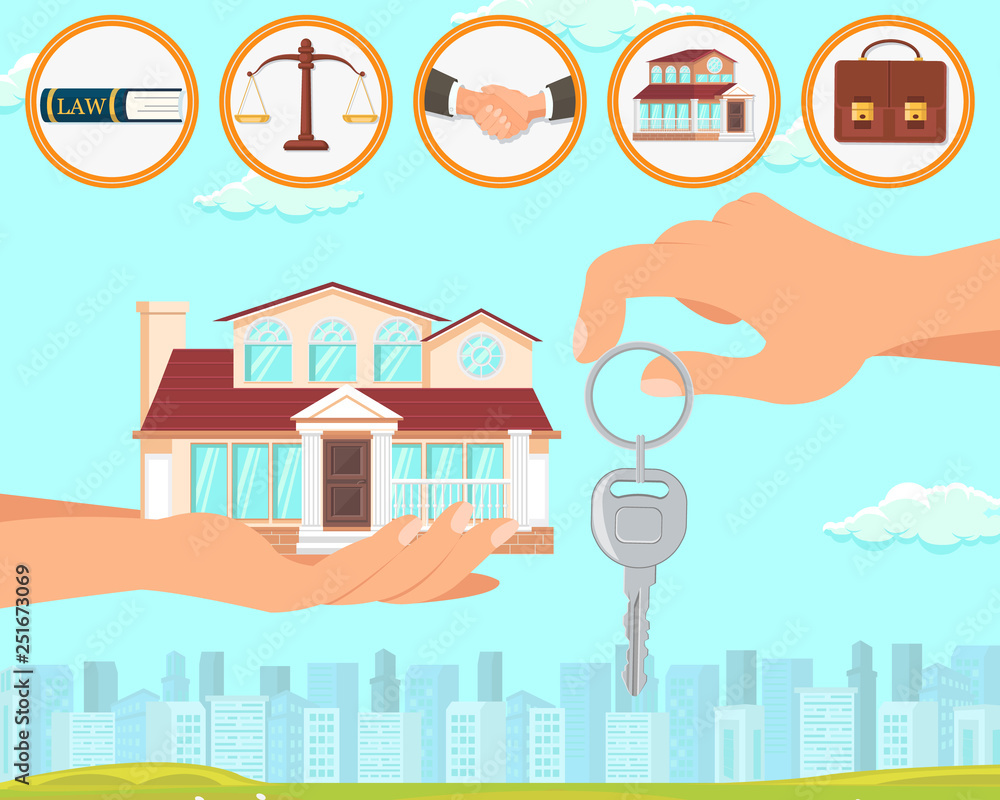 Vector Flat Law Firm Company Create Documents.