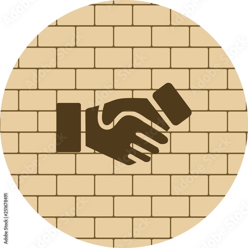 Vector Handshake Icon.