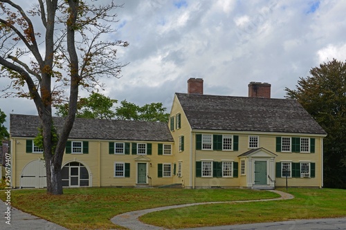 Historic Major John Buttrick House in Minute Man National Historical Park, Concord, Massachusetts, USA. photo