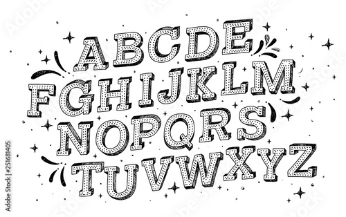 Vector Alphabet. Exclusive Custom Letters. Lettering and Custom Typography for Designs: Logo, for Poster, Invitation, etc. Handwritten brush style modern cursive font.