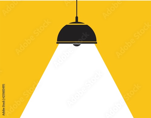 vector ceiling lamp
