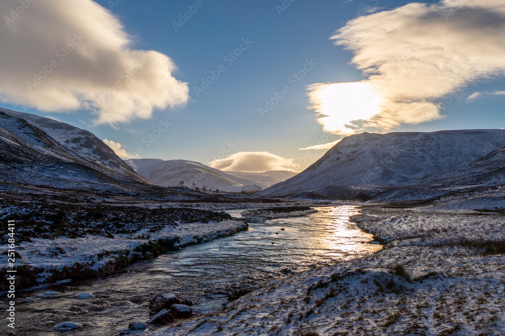 Winter's Afternoon in the Highlands