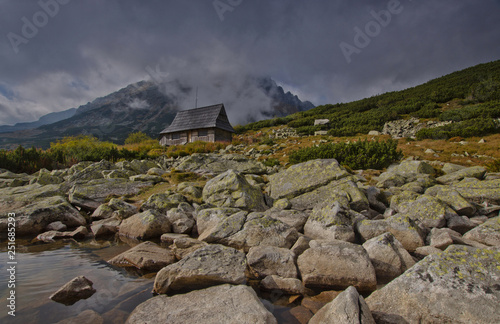 House in mountains