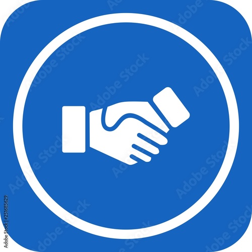 Vector Handshake Icon.