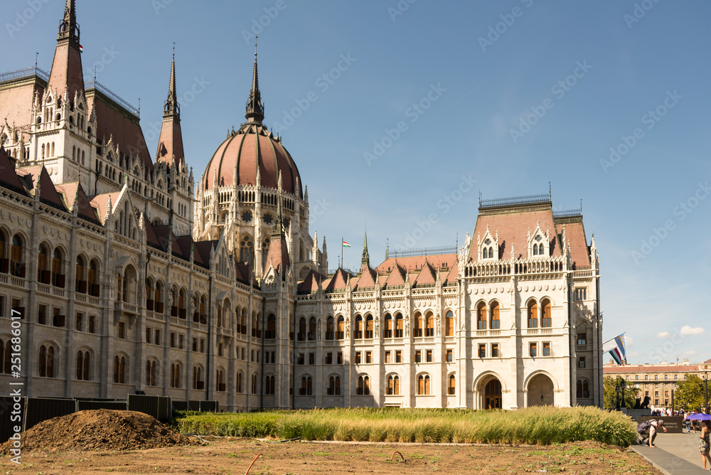 Hungarian Parliament Building in Hungary and Budapest