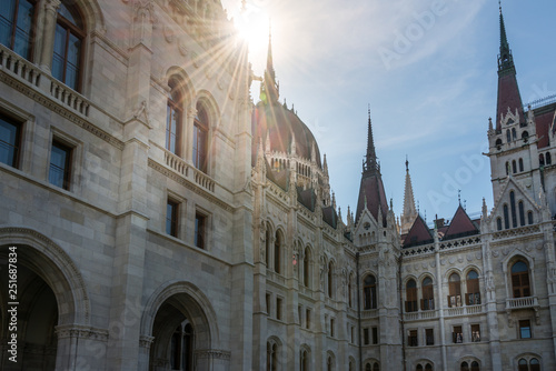 Hungarian Parliament Building in Hungary and Budapest