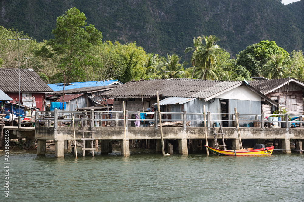 Fototapeta premium Koh Panyee - traditional fisherman village, Thailand