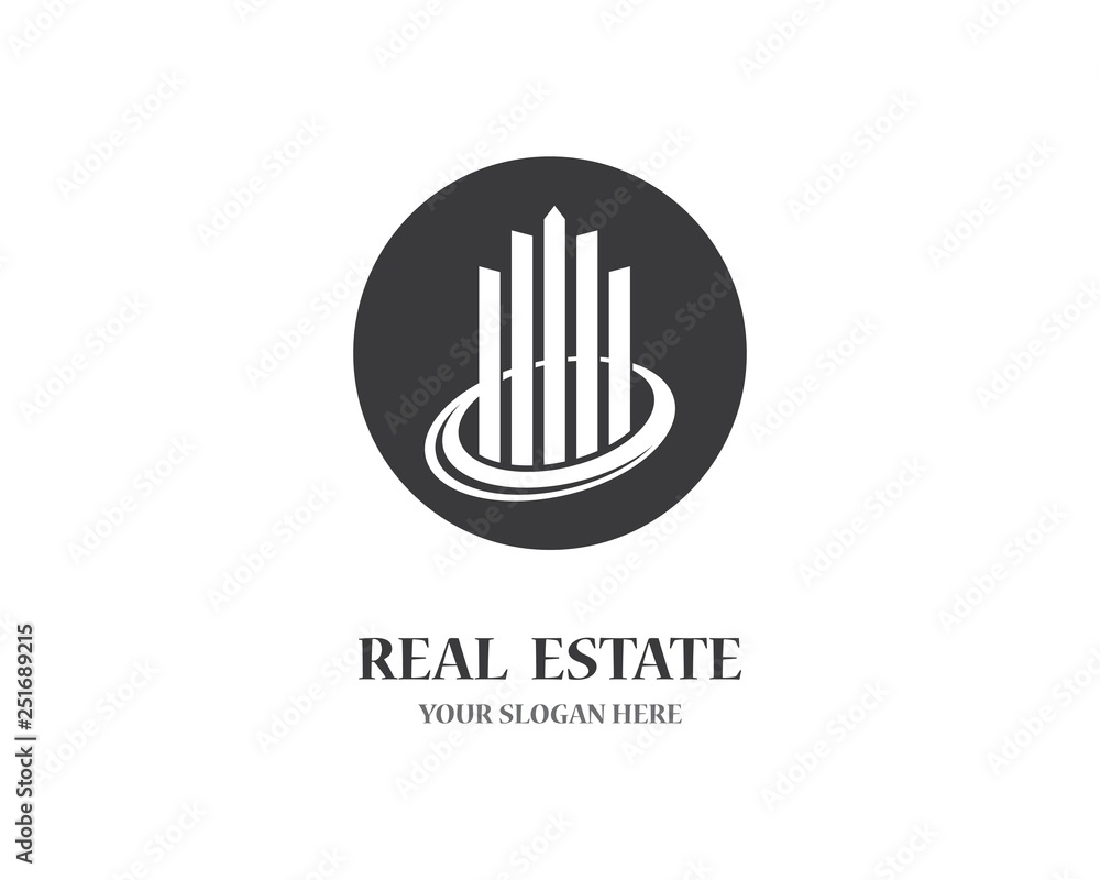 Real estate logo icon illustration Real estate logo icon illustration