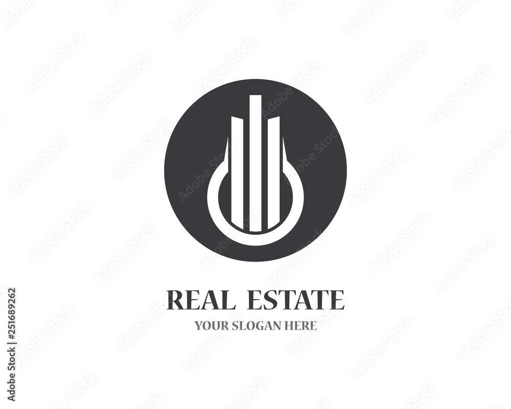 Real estate logo icon illustration Real estate logo icon illustration