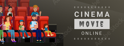 Cinema movie online banner