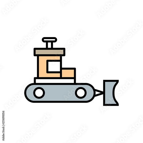 Vector Snow plow Icon