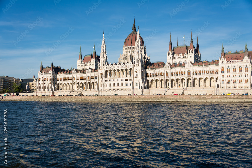 Hungarian Parliament Building in Hungary and Budapest