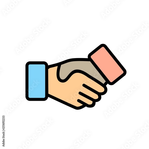 Vector Handshake Icon.