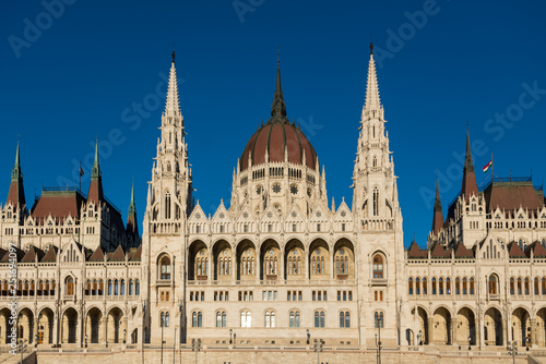Hungarian Parliament Building in Hungary and Budapest © LevT