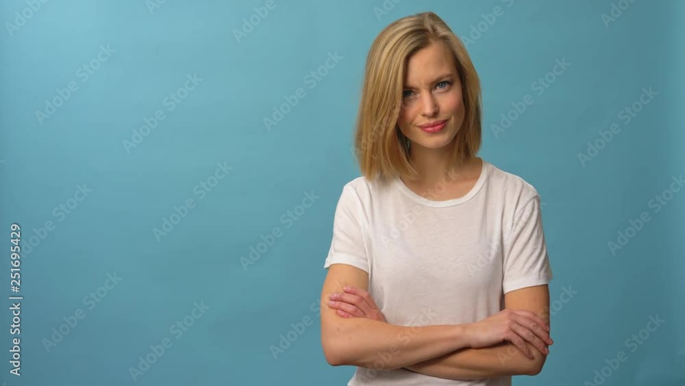 You think you are right expression on a girl model You think you are right expression on a girl model