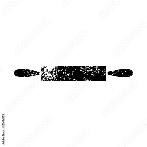 distressed symbol rolling pin