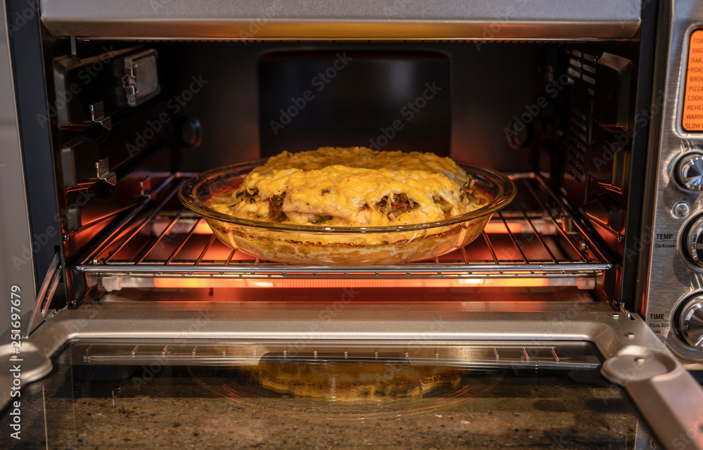 Meat Cake with Mushrooms and Cheese Baked in the Oven Meat Cake with Mushrooms and Cheese Baked in the Oven