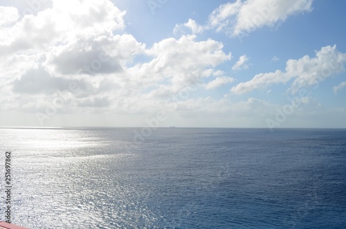 calm caribbean sea
