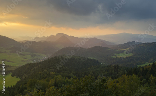 Sunset in mountains © Marcin