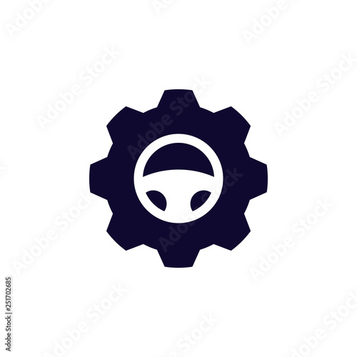 Drive Gear, Car Repair Logo