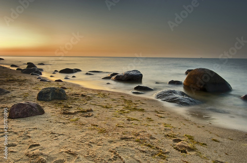 Fototapeta Naklejka Na Ścianę i Meble -  Sunset on beach