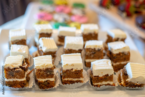 Carrot Cake Shooters with Buttercream Topping Shooters