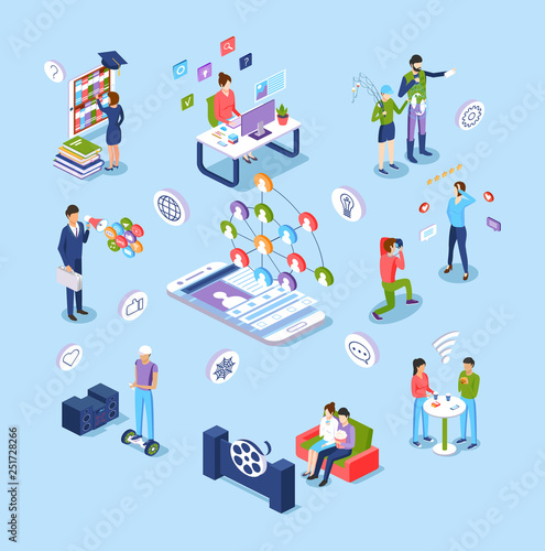 Modern digital technology. Online education, social media marketing, promotion, networking.