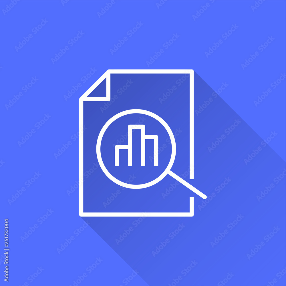 Data analysis - vector icon for graphic and web design. Data analysis - vector icon for graphic and web design.