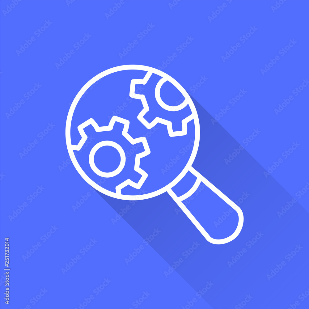 Data analysis - vector icon for graphic and web design.