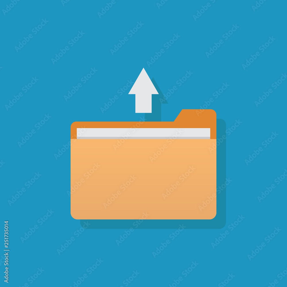 File icon, flat design vector illustration File icon, flat design vector illustration