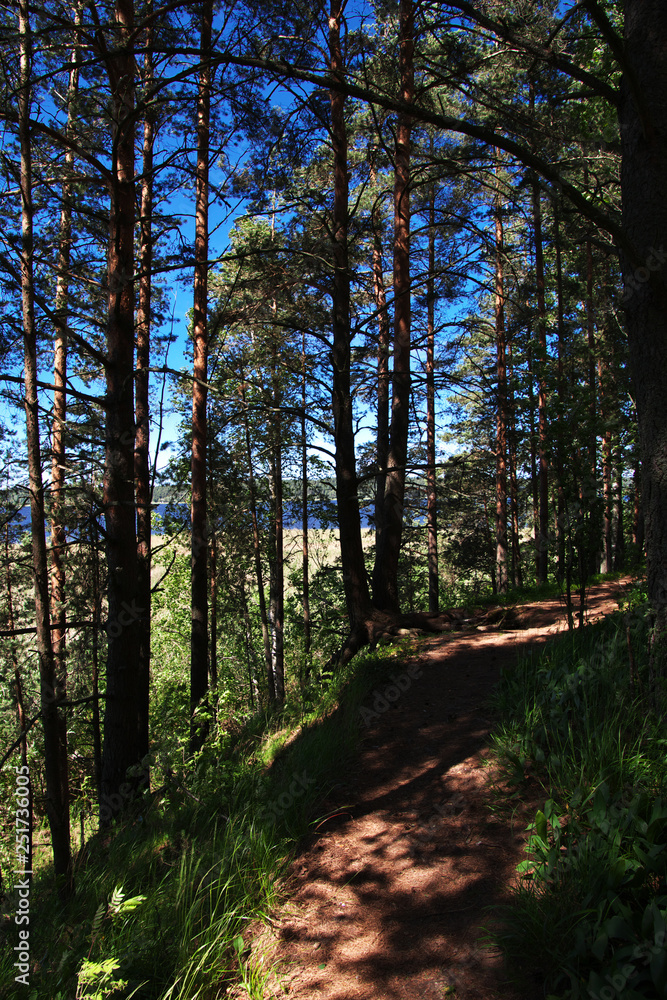 Fototapeta premium Seliger, Ostashkov, Russia