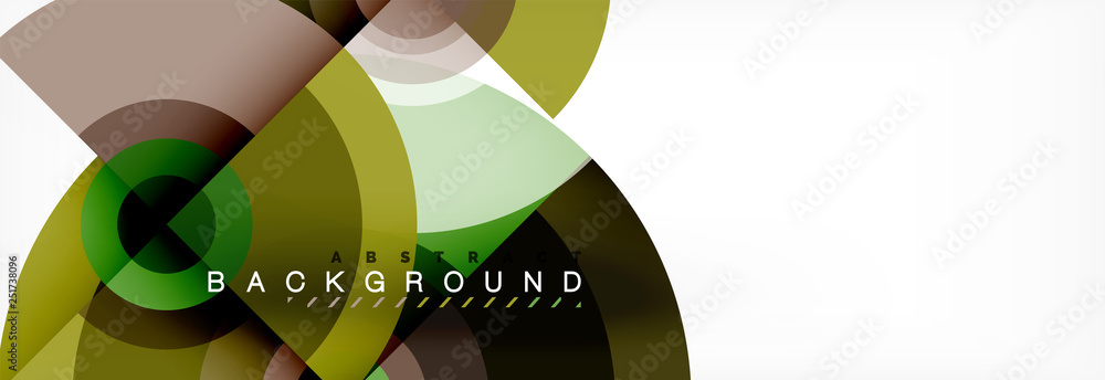 Round shapes vector abstract background. Trendy circle shapes composition vector Round shapes vector abstract background. Trendy circle shapes composition vector