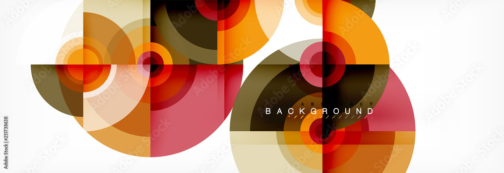 Abstract background circle design Abstract background circle design
