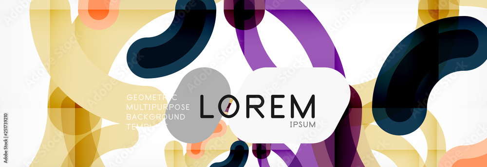 Fototapeta premium Modern geometrical abstract background