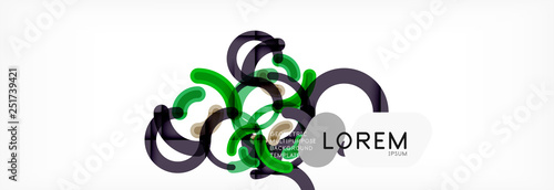 Circular lines design background