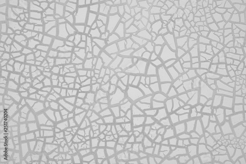 Crack texture of white, abstract background.