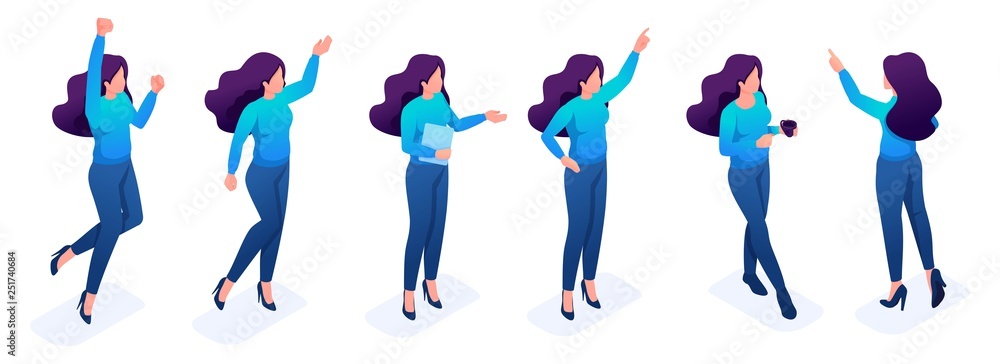 Isometric Set Young Women, a Bright Sweater
Isometric Set Young Women, a Bright Sweater