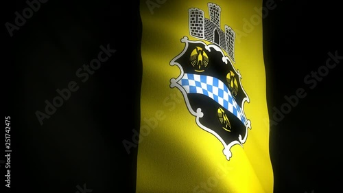 Flag of Pennsylvania Pittsburgh (seamless)