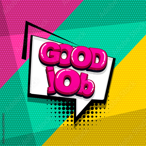 Pop art comic text