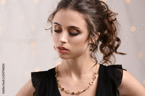 Young woman with beautiful ...