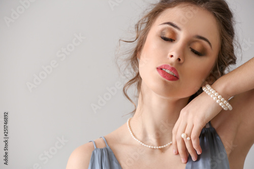 Young woman with beautiful ...