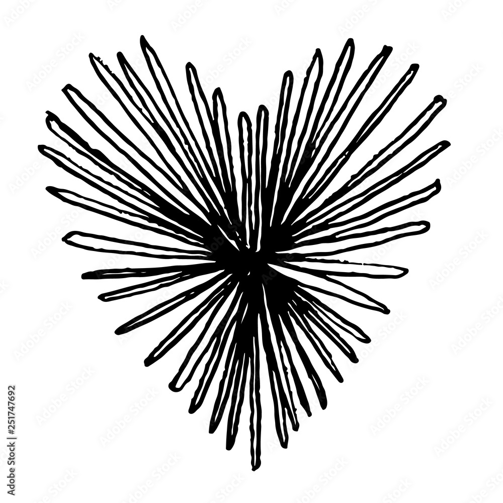 doodle hand drawn heart shaped doodle hand drawn heart shaped