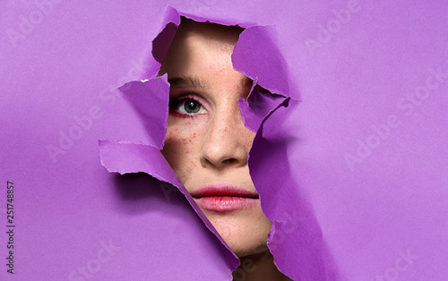 Beautiful woman with creati...