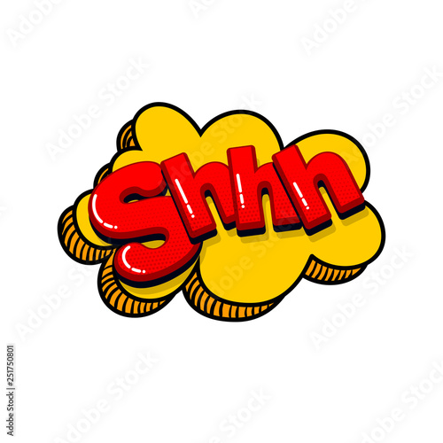 Pop art comic text